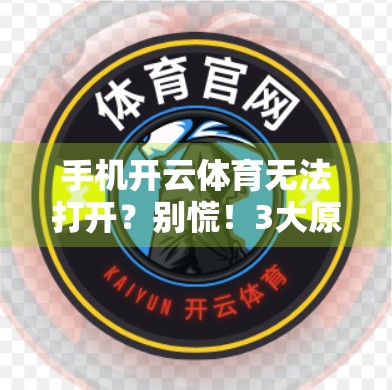 手机开云体育无法打开？别慌！3大原因+5种解决方案全解析！