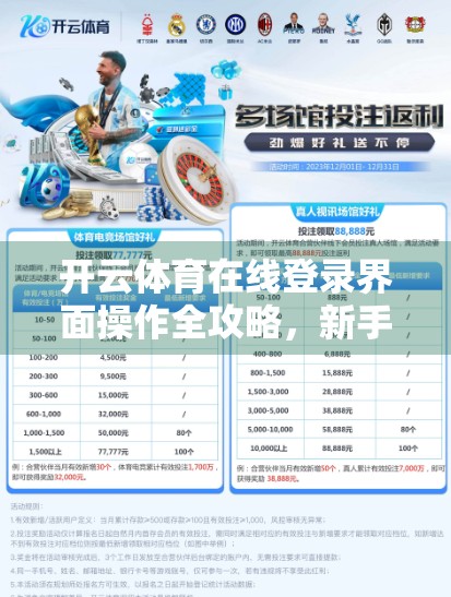 开云体育在线登录界面操作全攻略，新手秒变老手，三步搞定流畅体验！