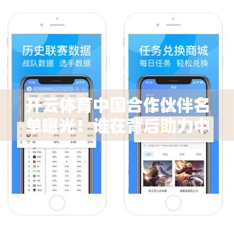 开云体育中国合作伙伴名单曝光！谁在背后助力中国体育产业腾飞？