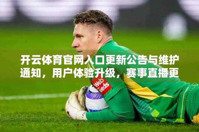 开云体育官网入口更新公告与维护通知，用户体验升级，赛事直播更流畅！