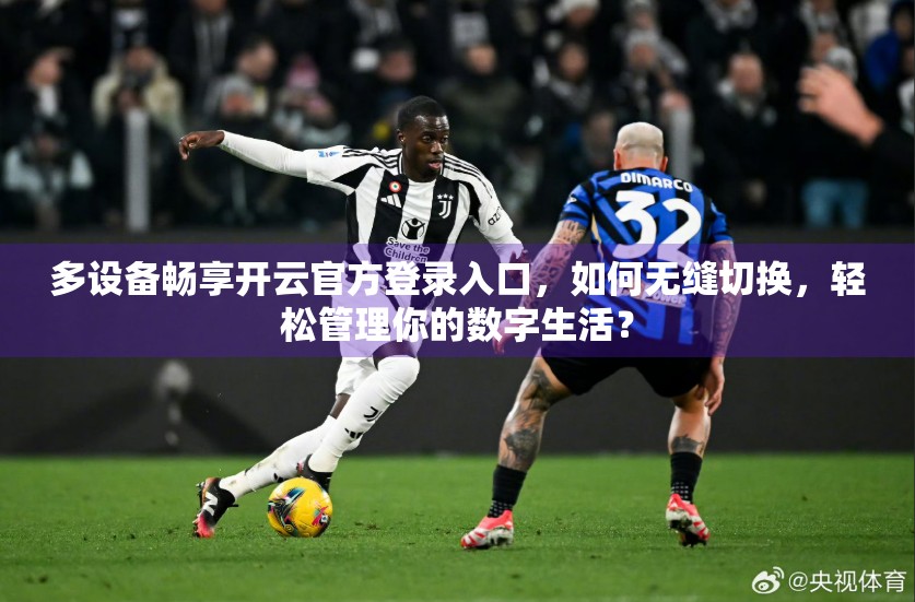 多设备畅享开云官方登录入口，如何无缝切换，轻松管理你的数字生活？